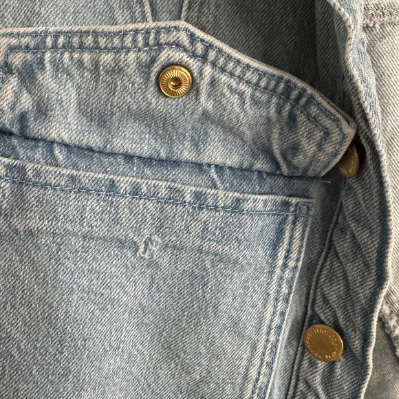 Triarchy - Stirrup Seamed Denim Jacket in Light Denim - Picture 5 of 12